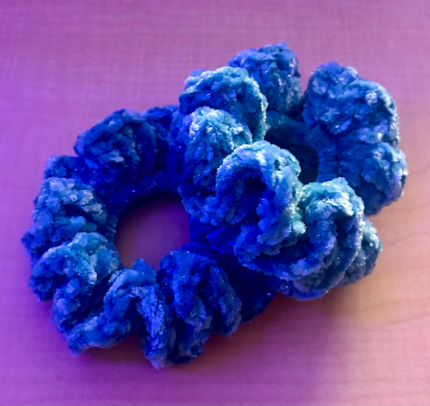 Velvet Sparkle Scrunchies